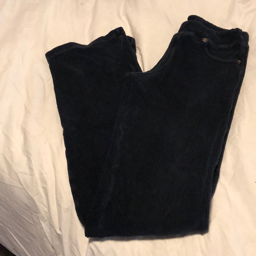 Goddesswear black corduroy yoga pants